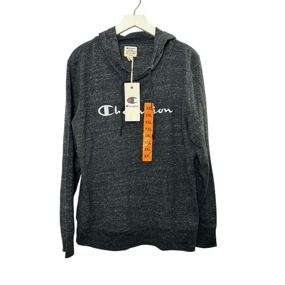 Champion Charcoal Gray Lightweight Hooded Sweatshirt Women's XXL New